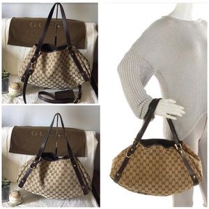 🛍Authentic GUCCI Monogram Med Abbey Shoulder Bag